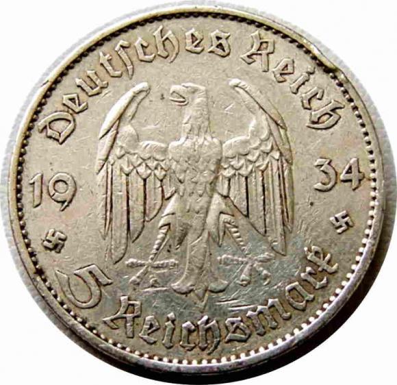 5 marek 1934 E Niemcy Muldenhutten Kościół w Poczdamie (2)