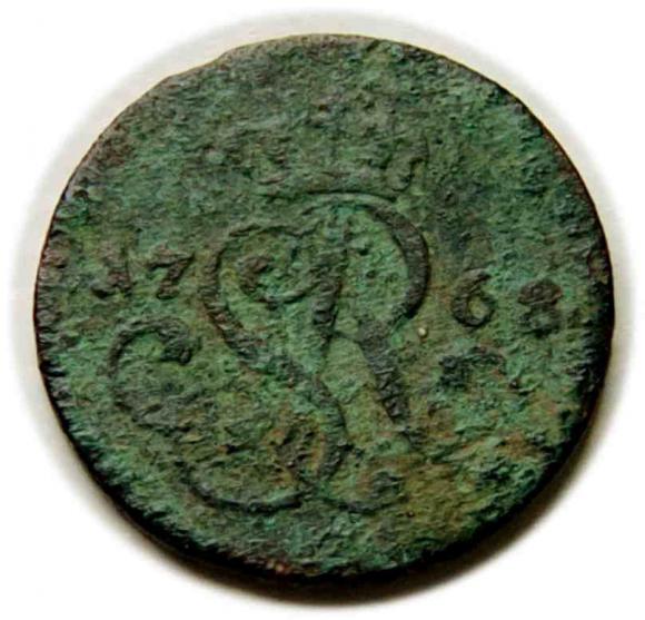 Półgrosz 1768 Stanisław August Poniatowski Kraków (2)