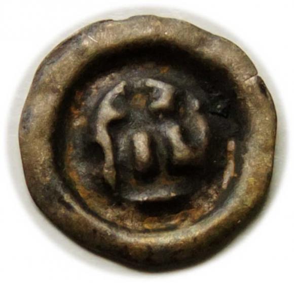 Brakteat Kwadrat z krzyżami Zakon Krzyżacki (2)