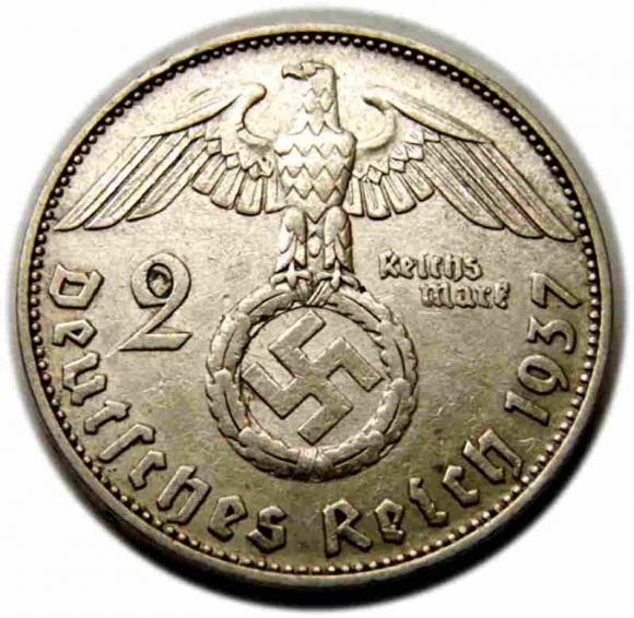 2 marki 1937 Niemcy Monachium (2)