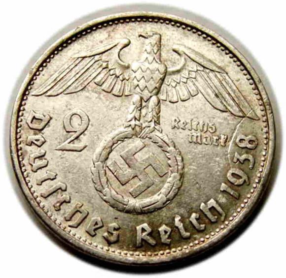 2 marki 1938 B Niemcy Wiedeń (2)