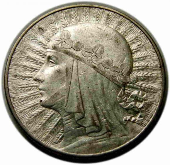 10 złotych 1932 Głowa Kobiety Warszawa (1)