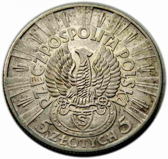 5 złotych 1934 Józef Piłsudski II RP Warszawa (2)