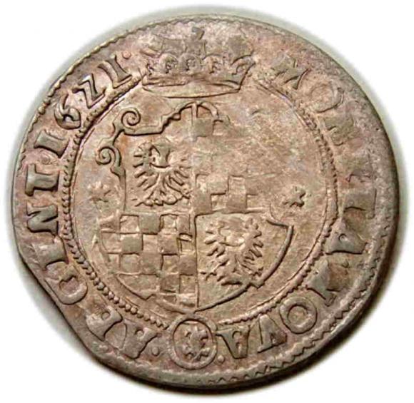 Ćwierćtalar 1621 Jerzy Rudolf Legnicki Księstwo Brzesko - Legnicko - Wołowskie Legnica (2)