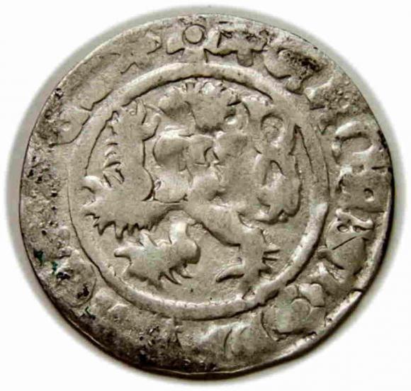 Grosz praski Władysław II Jagiellończyk Czechy Praga (2)