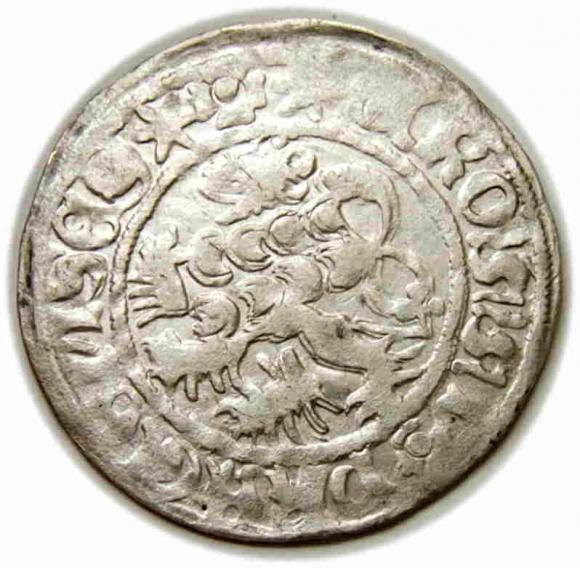 Grosz praski Władysław II Jagiellończyk Czechy Praga (2)
