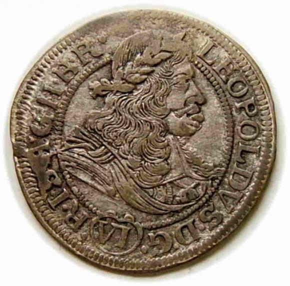 6 krajcarów 1673 Leopold I Habsburg Wrocław (1)