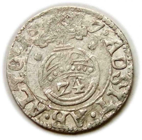 Grosz 1617 Franciszek I Szczeciński Biskupstwo Kamieńskie Koszalin (1)