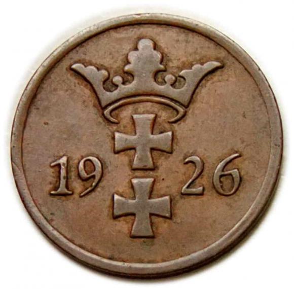 2 fenigi 1926 Wolne Miasto Gdańsk (2)