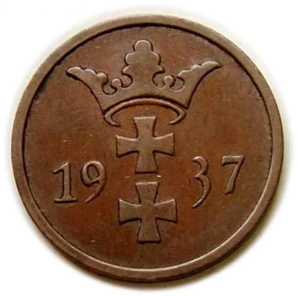 2 fenigi 1937 Wolne Miasto Gdańsk (2)