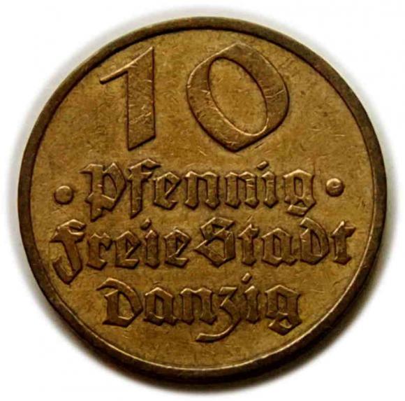 10 fenigów 1932 Wolne Miasto Gdańsk (1)