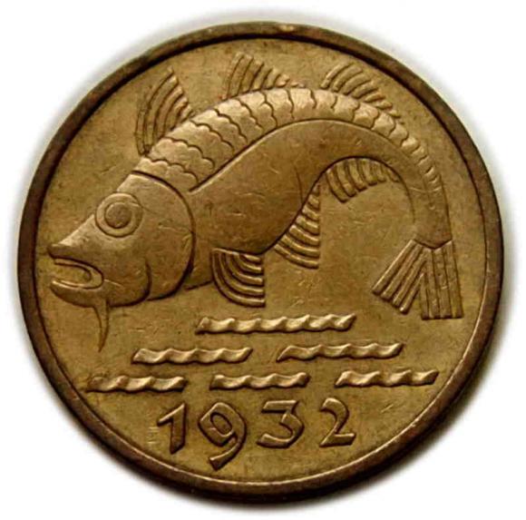 10 fenigów 1932 Wolne Miasto Gdańsk (2)