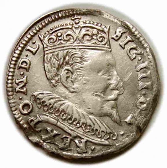 Trojak 1594 Zygmunt III Waza Wilno (1)