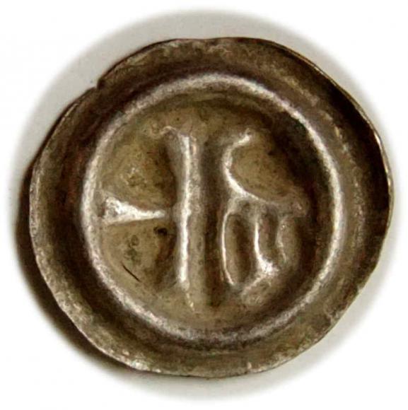 Brakteat półkrzyż półorzeł Opole (1)