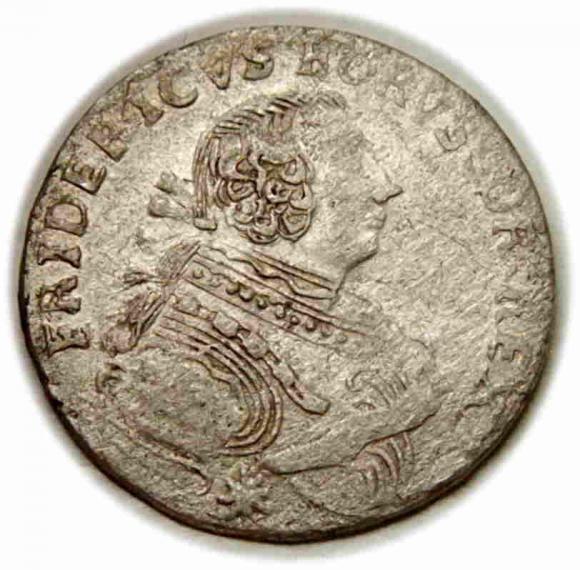 Szóstak 1756 Fryderyk II Wielki Prusy Królewiec (1)