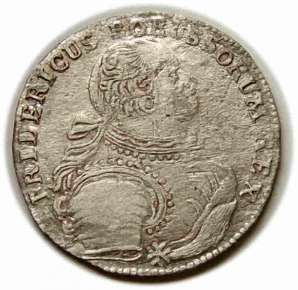 Szóstak 1756 Fryderyk II Wielki Prusy Królewiec (1)