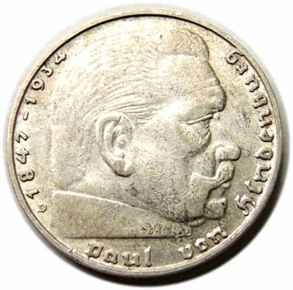 2 marki 1936 D Monachium Niemcy  (1)