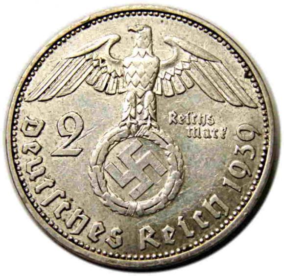 2 marki 1939 J Niemcy Hamburg (2)