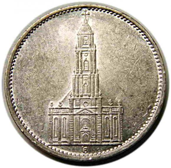 5 marek 1935 G Niemcy Karlsruhe Kościół w Poczdamie (1)