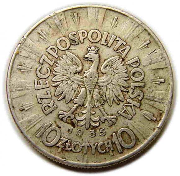 10 złotych 1935 Józef Piłsudski Warszawa (2)