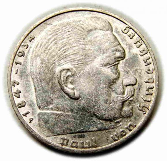 2 marki 1937 F Niemcy Stuttgart (1)