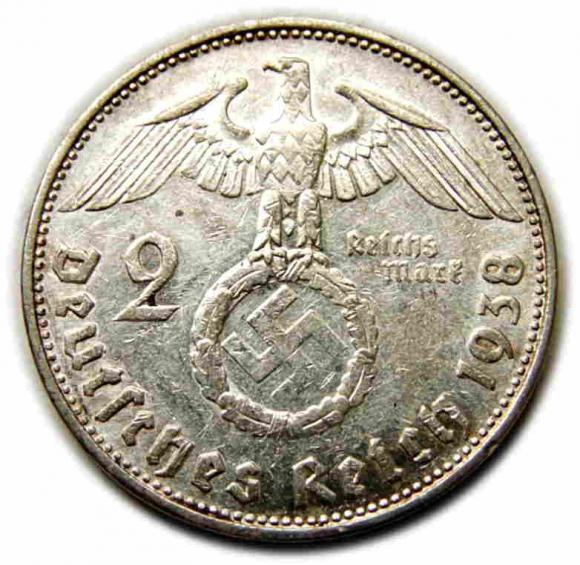 2 marki 1938 E Niemcy Muldehutten (2)