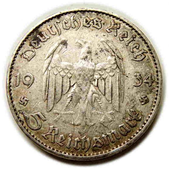 5 marek 1934 Niemcy Hamburg (2)