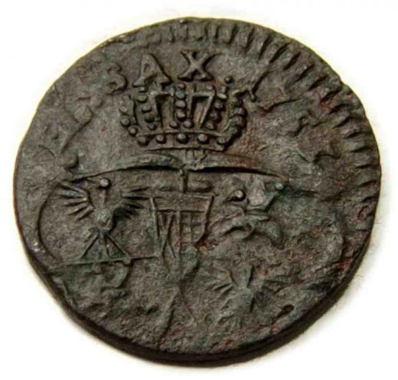 Szeląg 1753 August III Sas Gubin (2)