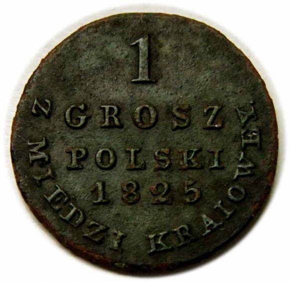 1 grosz 1825 Królestwo Polskie Warszawa