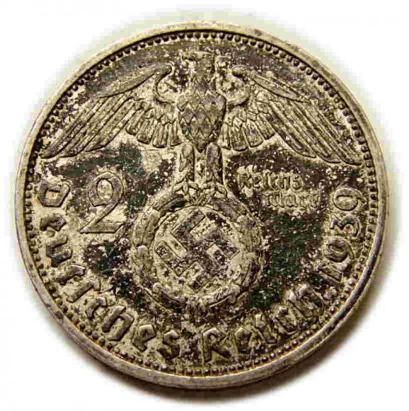 2 marki 1939 A Berlin Niemcy srebro (2)