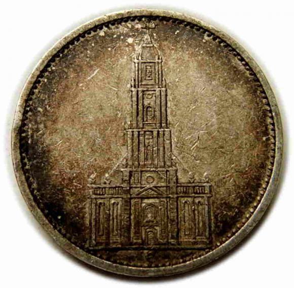 5 marek 1935 E Muldenhutten Niemcy kościół srebro (1)