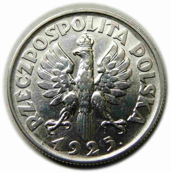 2 złote 1925 Kobieta z kłosami II RP Londyn (2)