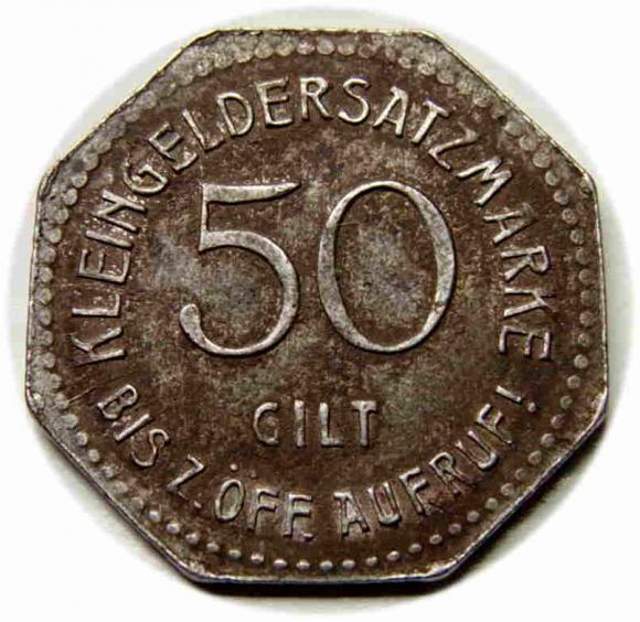 50 fenigów Bystrzyca Kłodzka / Habelschwert (1)