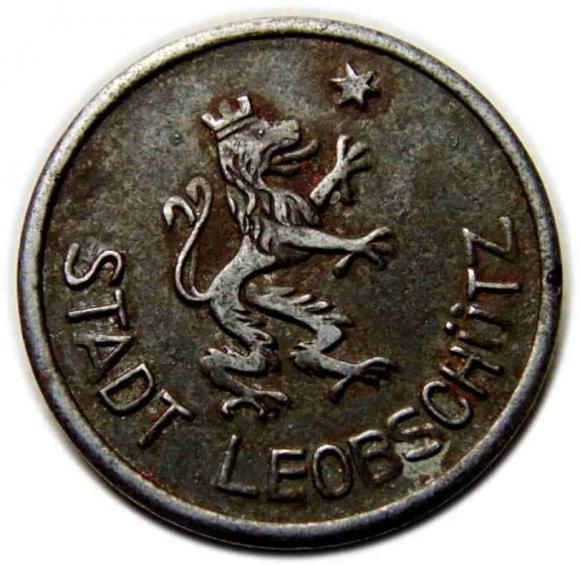 10 fenigów Głubczyce / Leobschutz (2)