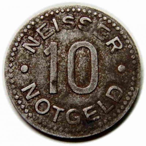 10 fenigów Nysa / Neisse (1)