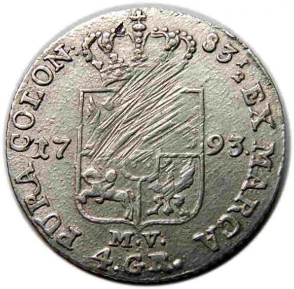 Złotówka 1793 Stanisław August Poniatowski Warszawa (2)