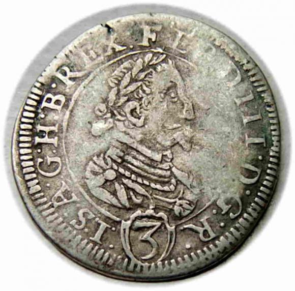 3 krajcary 1624 Ferdynand II Habsburg Austria Graz (1)
