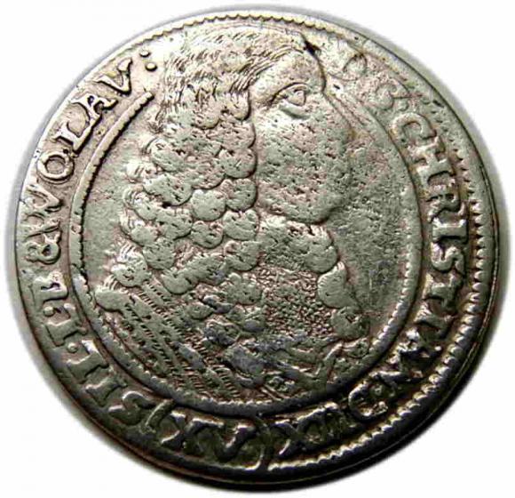 15 krajcarów 1664 Chrystian Wołowski Księstwo Brzesko - Legnicko - Wołowskie Brzeg (1)