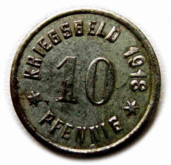 10 fenigów 1918 Działdowo / Soldau (1)