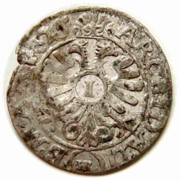 1 krajcar 1626 Ferdynand II Habsburg Wrocław (2)