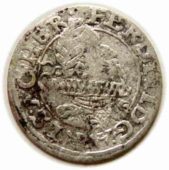1 krajcar 1626 Ferdynand II Habsburg Brno (1)
