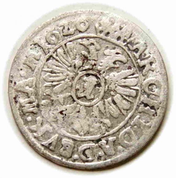 1 krajcar 1626 Ferdynand II Habsburg Brno (2)