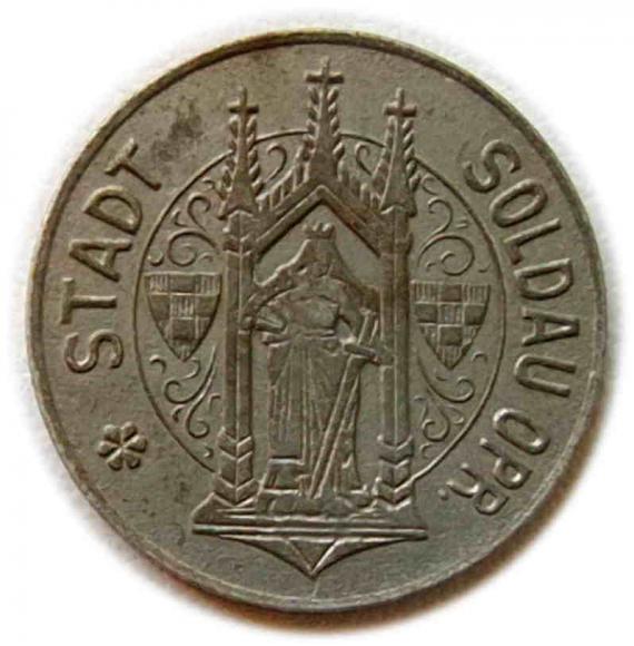 50 fenigów 1918 Działdowo / Soldau (2)