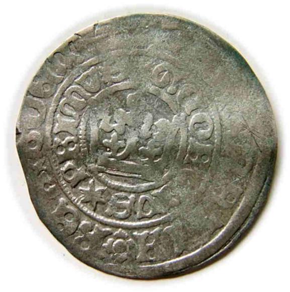 Grosz praski Jerzy z Podiebradu Czechy Praga (1)