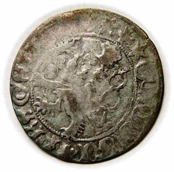 Grosz praski Władysław II Jagiellończyk Czechy Praga (2)