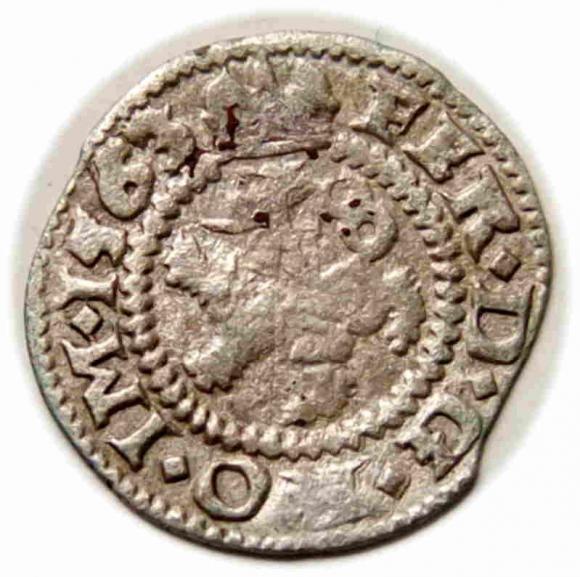 Halerz 1563 Ferdynand I Habsburg Kutna Hora (1)