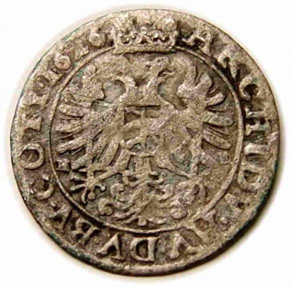 3 krajcary 1626 Ferdynand II Habsburg Wrocław (2)