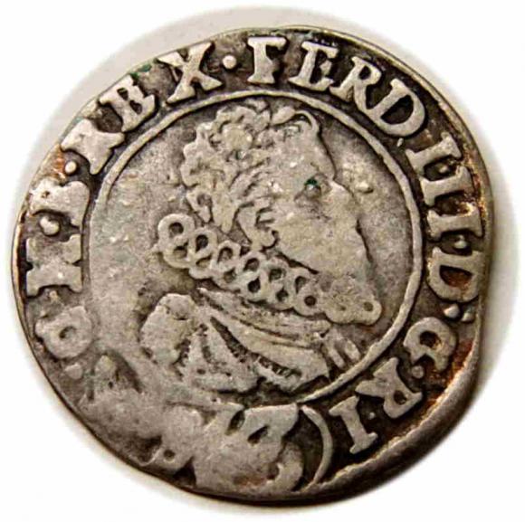 3 krajcary 1632 Ferdynand II Habsburg Kutna Hora (1)