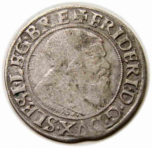 Grosz 1542 Fryderyk II Legnicki Księstwo Brzesko - Legnicko - Wołowskie Legnica (1)
