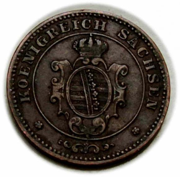 1 fenig 1865 Jan Wettyn Saksonia Drezno (2)